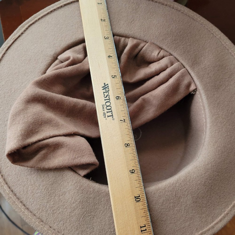Vintage Michael Howard Fedoria Wool Felt Hat With Built in Snood - Picture 14 of 14